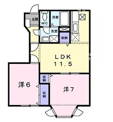 ピュールメゾンの物件間取画像